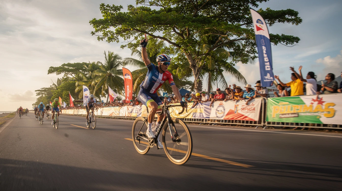 Antoine Huby Climbs to 2nd Overall After Tour of Luzon Stage 12 Win