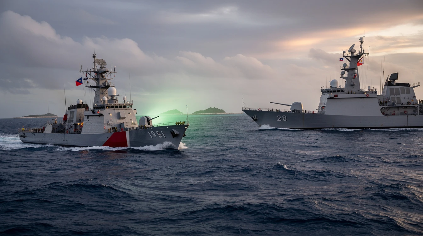 Chinese Navy Ship Points Fire Control Radar at PH Frigate in West Philippine Sea