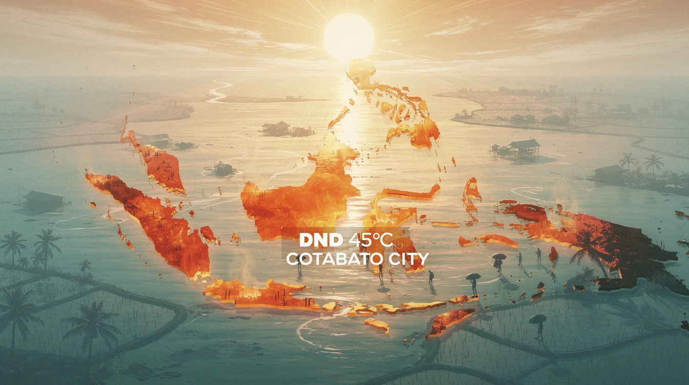 Cotabato City Hits 'Danger Level' 45°C Heat Index, PAGASA Warns Filipinos Nationwide