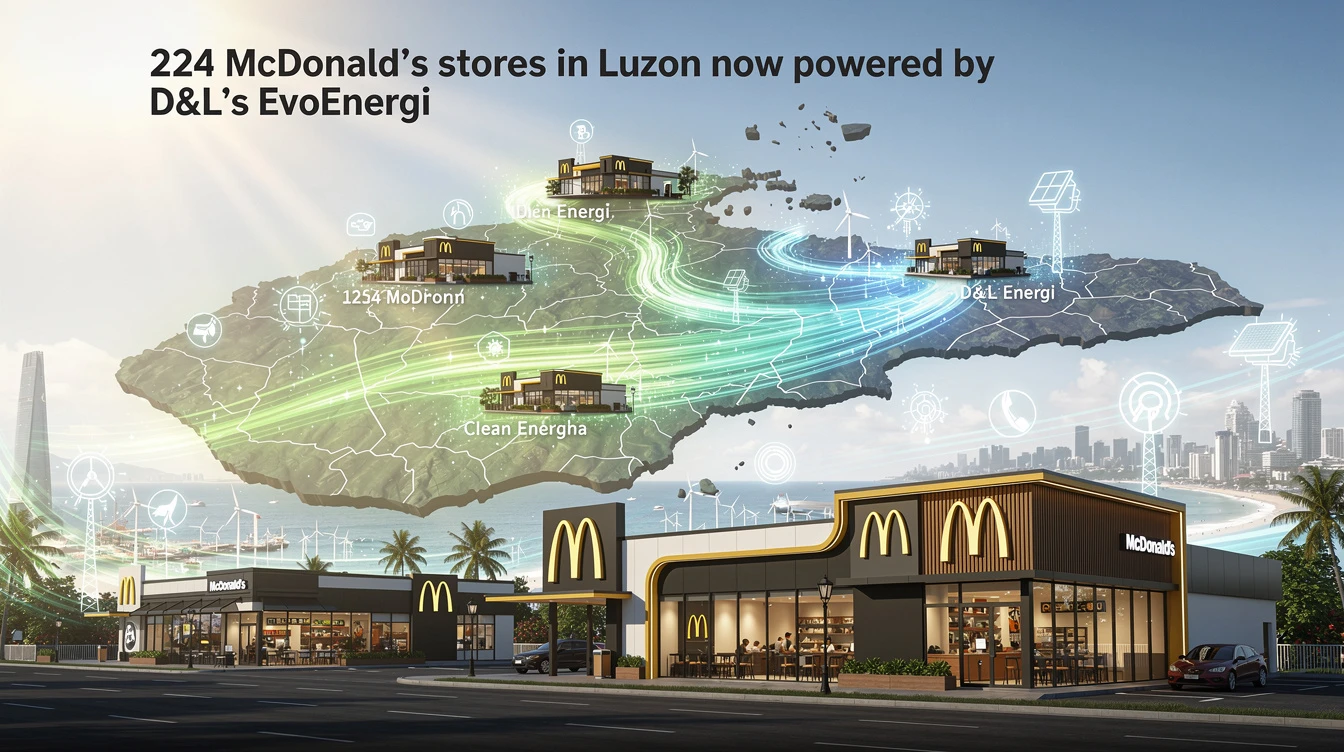 224 McDonald's Stores in Luzon Now Powered by D&L's EvoEnergi: A Game Changer for Philippine Energy | PinoyPulse