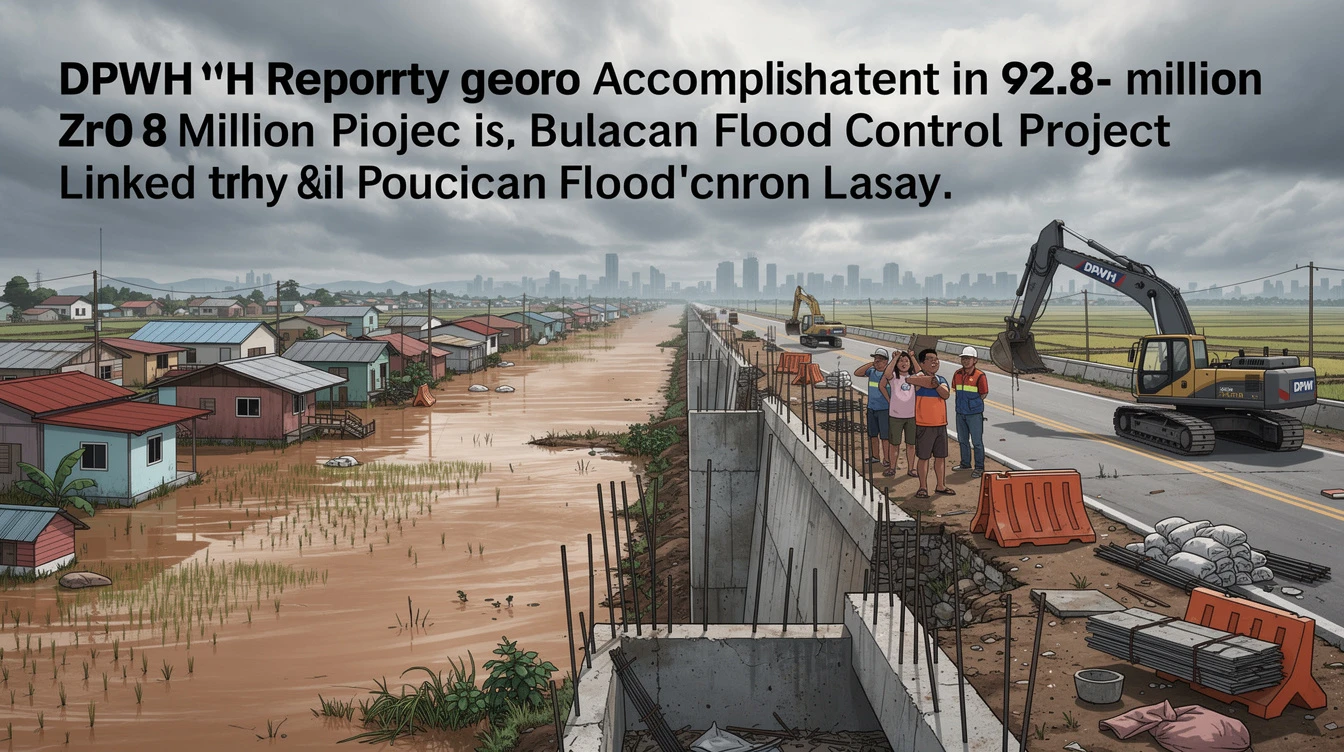 DPWH Reports 'Zero Accomplishment' in P92.8-M Bulacan Flood Project Linked to Revilla Graft Case
