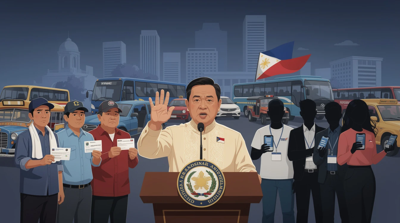 DSWD Chief Warns TNCs, Drivers Ahead of Special Cash Aid Payout for Filipino Transport Workers