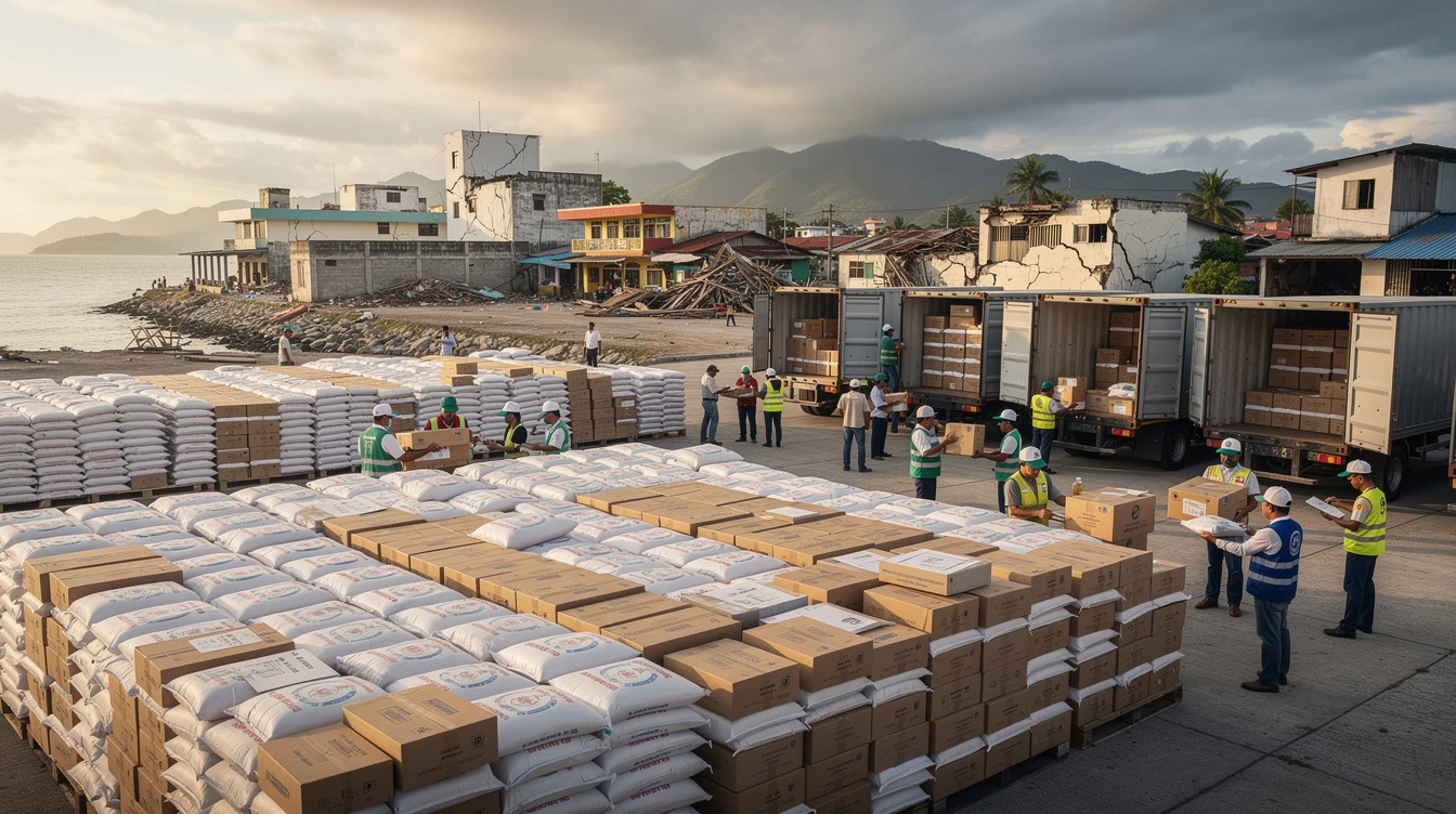 DSWD Mobilizes 443,000 Food Packs for Cebu After Magnitude 5.1 Bogo City Quake
