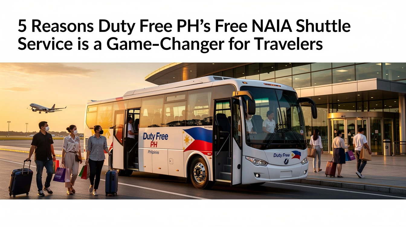 5 Reasons Duty Free PH's Free NAIA Shuttle Service Is a Game-Changer for Travelers | PinoyPulse
