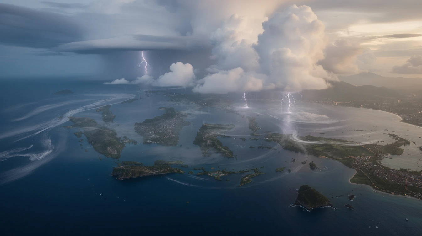 Easterlies to Bring Isolated Rain, Thunderstorms Across Philippines This Weekend