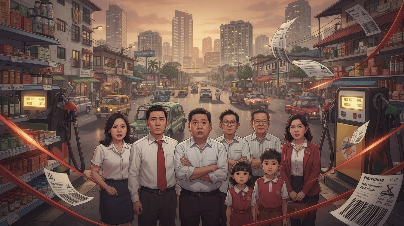 Philippines' Middle Class Faces Squeeze as Rising Prices Redefine Economic Security