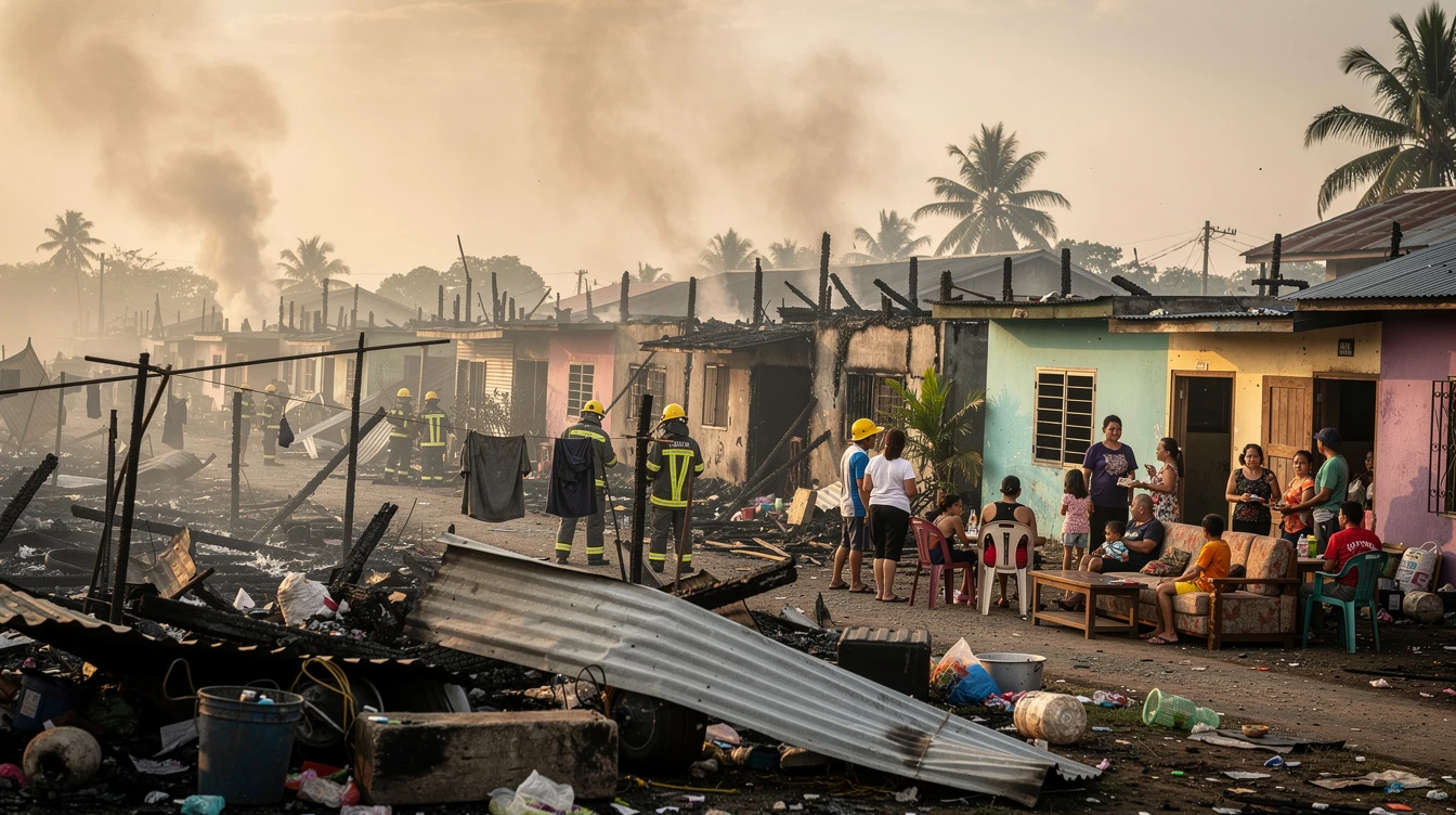 Fire Displaces 48 Families in Cagayan de Oro on Good Friday
