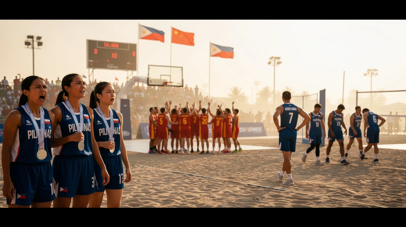 Gilas Pilipinas Women Fall to China, Settle for Silver; Men Finish 4th at Asian Beach Games | PinoyPulse