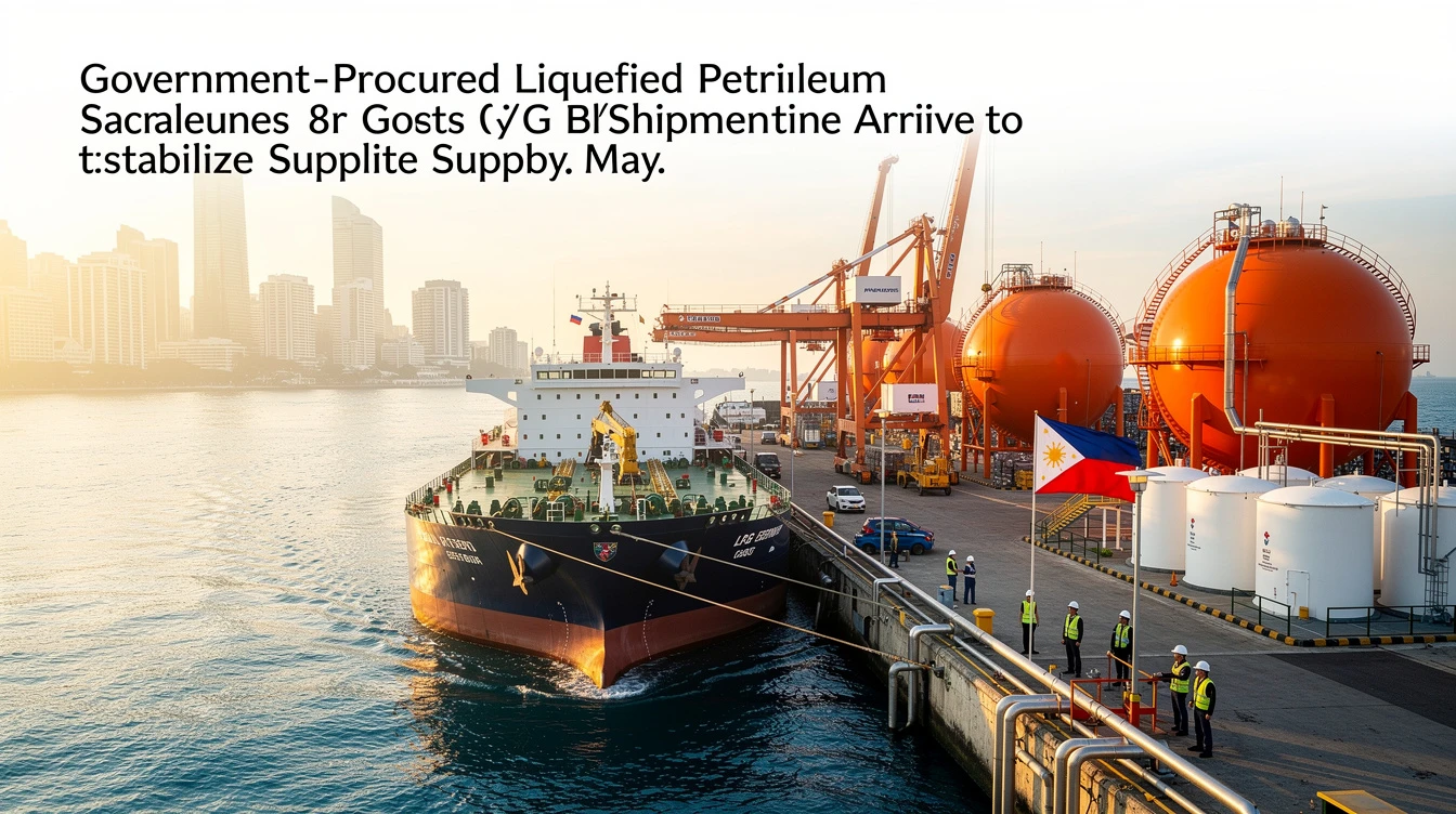 DOE Announces 22,000 MT of Government-Procured LPG Arriving in May to Stabilize Philippine Supply