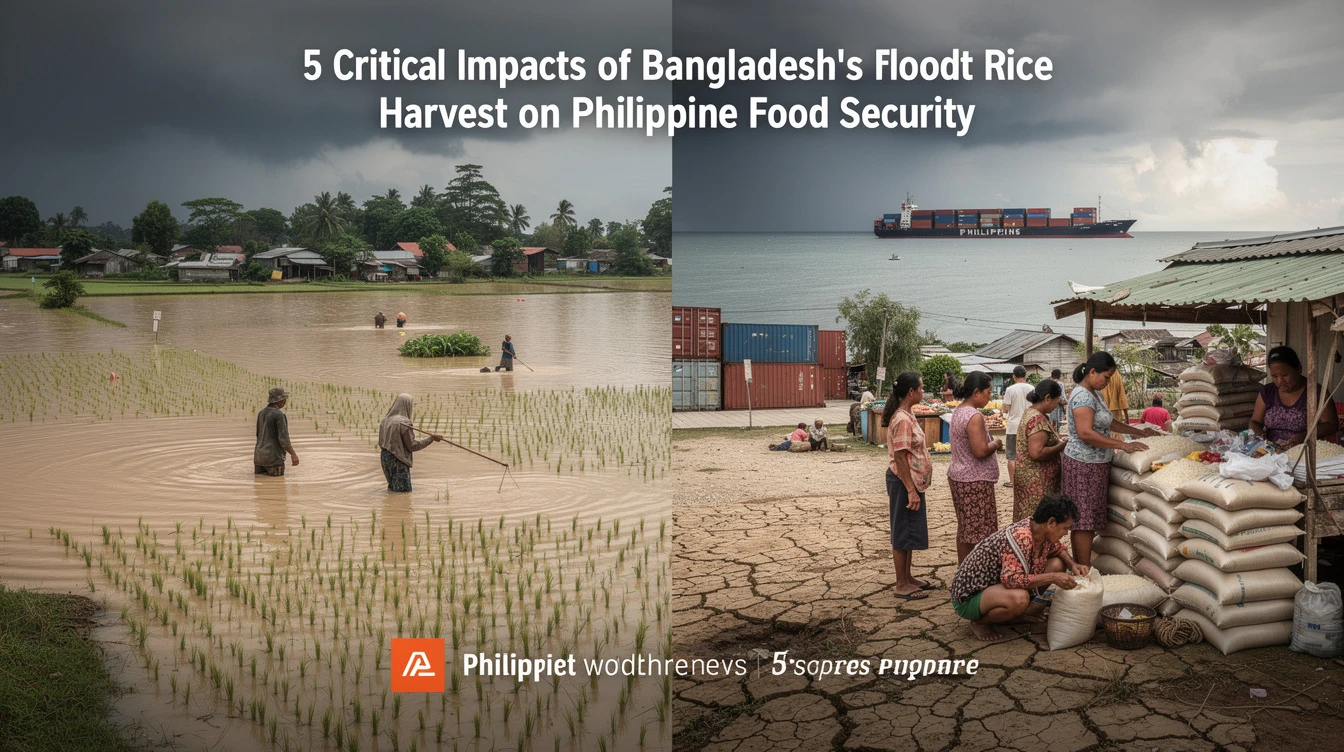 5 Critical Impacts of Bangladesh's Flooded Rice Harvest on Philippine Food Security | PinoyPulse