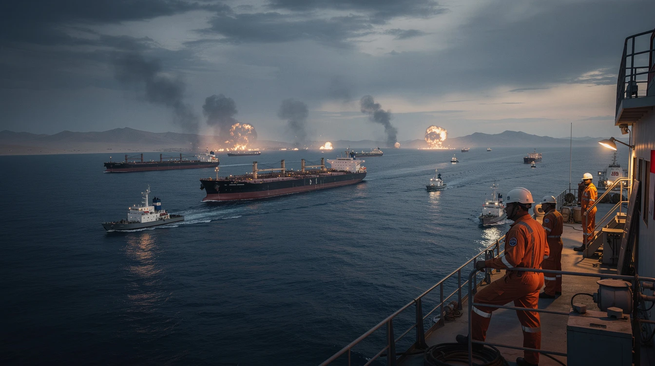 Philippines Monitors Strait of Hormuz Attacks, Thousands of Filipino Seafarers at Risk