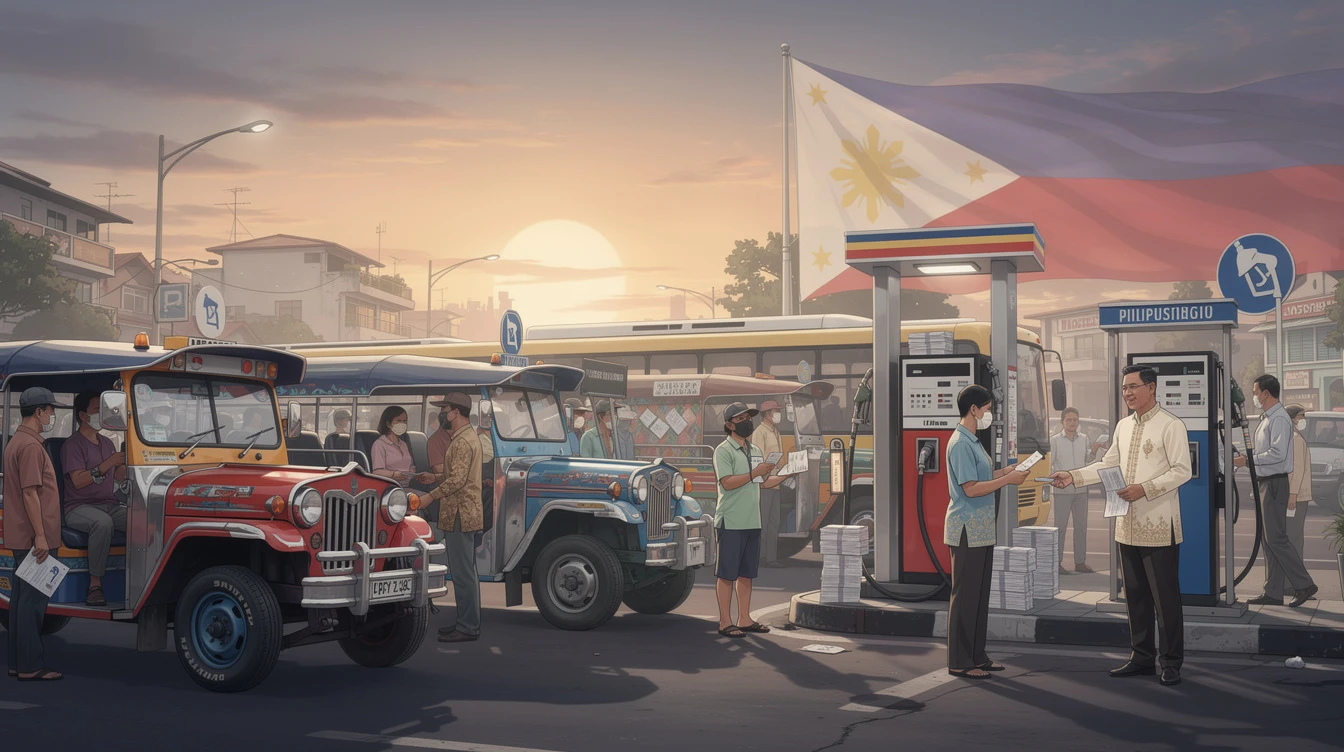 LTFRB Targets Next Week Deadline for P2.5-B Fuel Subsidy Distribution to Filipino PUV Drivers