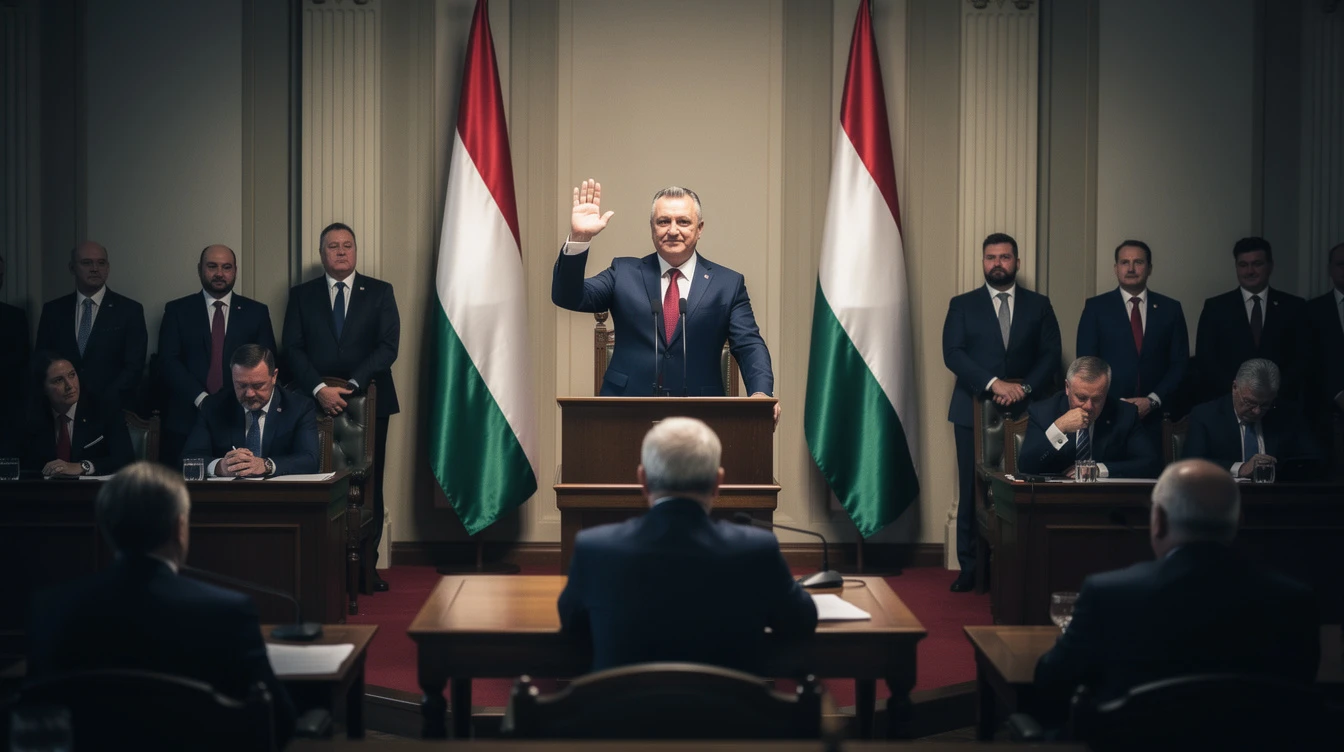 Magyar sworn in as Hungary's PM, vows to end Orban era
