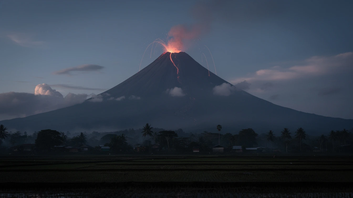 Mayon Volcano Awakens: Minor Strombolian Activity Recorded at Summit Crater, PHIVOLCS Says