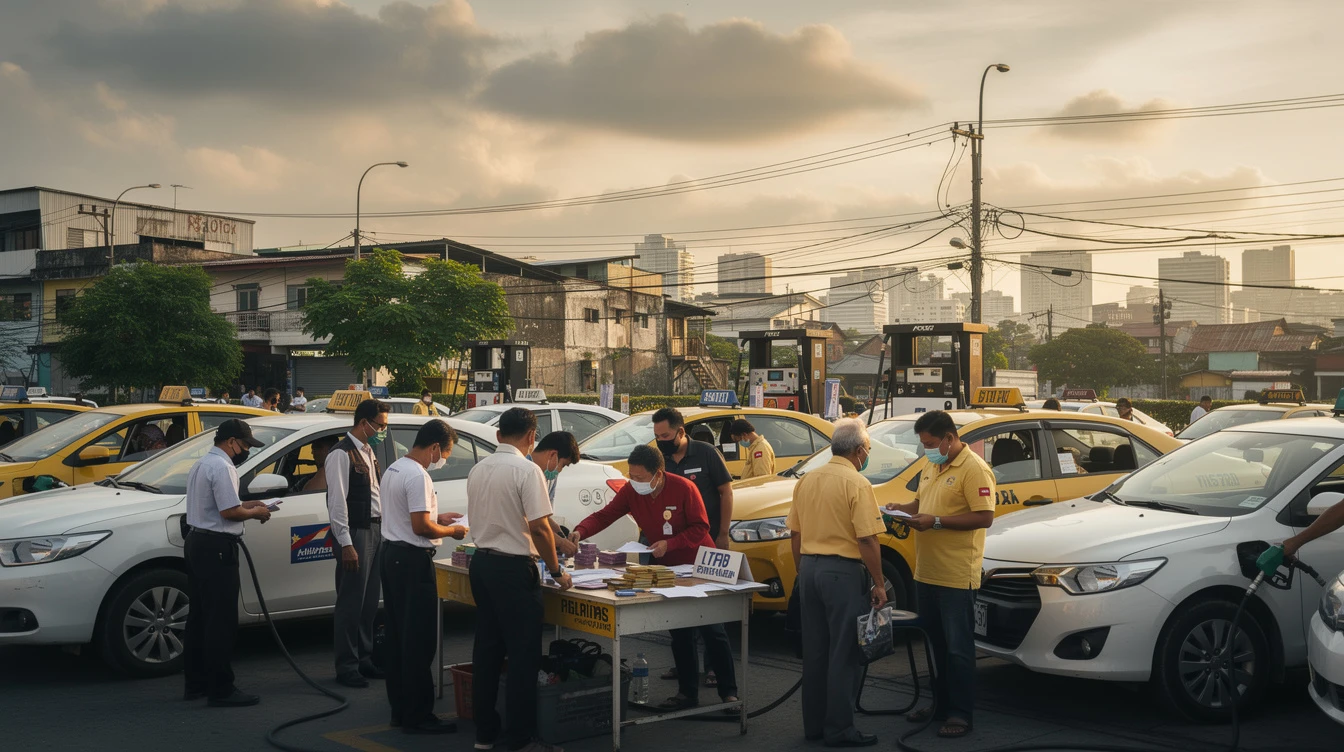Over 2,000 Taxi Drivers Receive P10 Million Fuel Subsidy from LTFRB in One Day