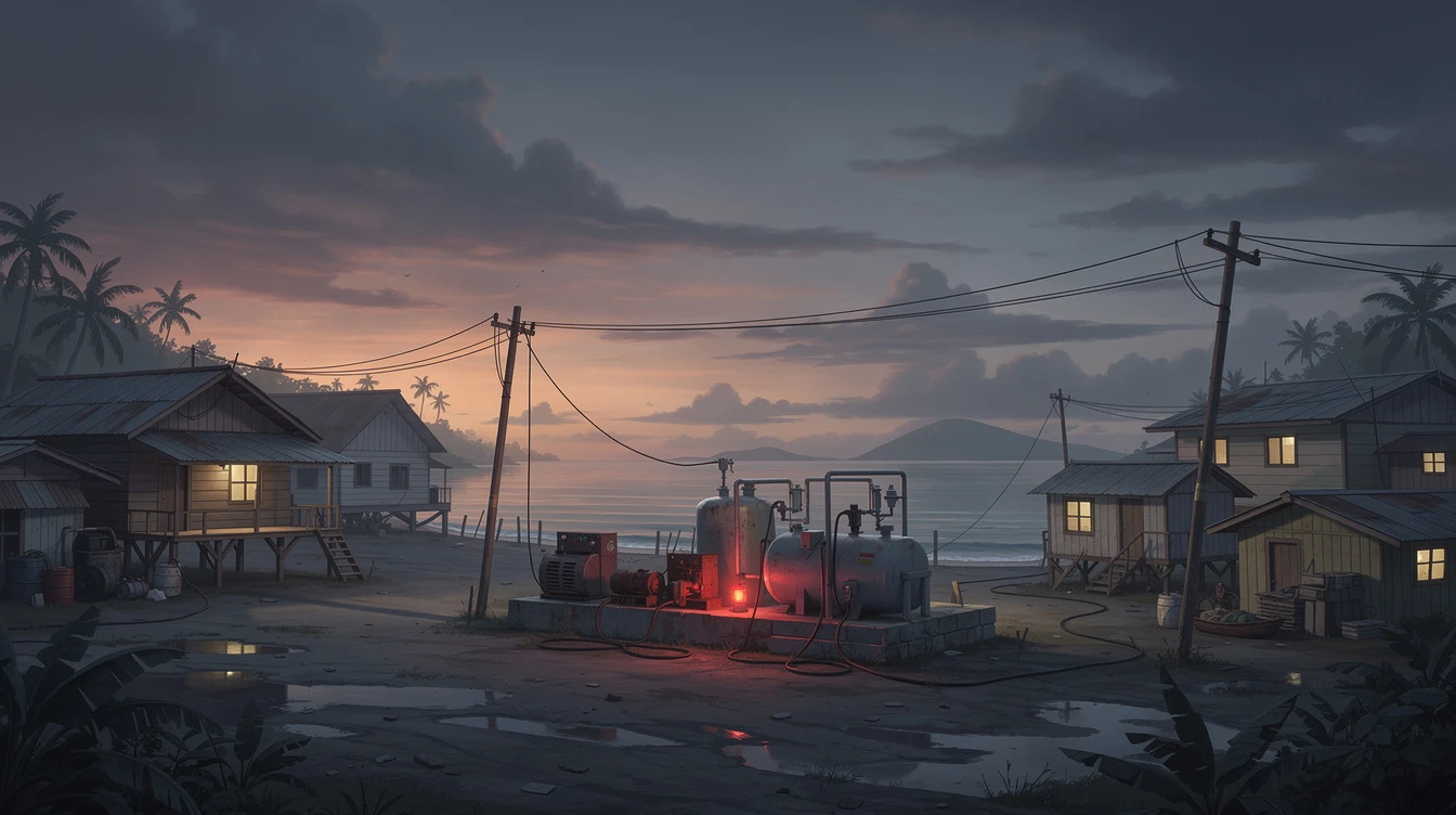 Napocor Warns of Rotational Brownouts in Off-Grid Areas Amid Diesel Shortage Crisis