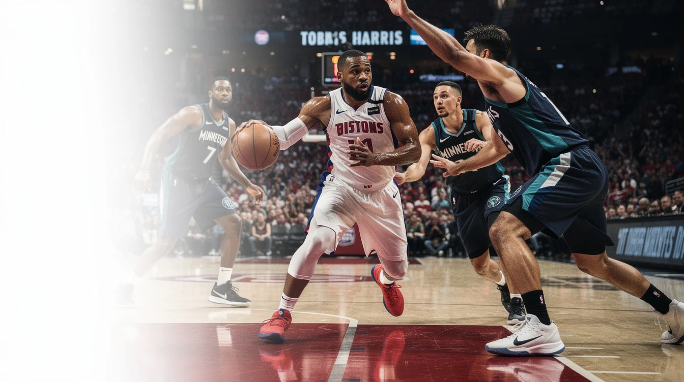 Tobias Harris Leads Pistons to Gritty Road Win Over Timberwolves