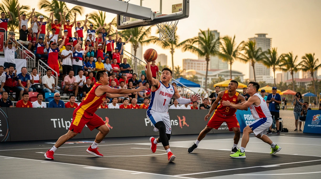 Nic Cabañero Drops 9 Points as Gilas 3x3 Opens Asian Beach Games with 2-0 Run, Stuns Host China in Sanya