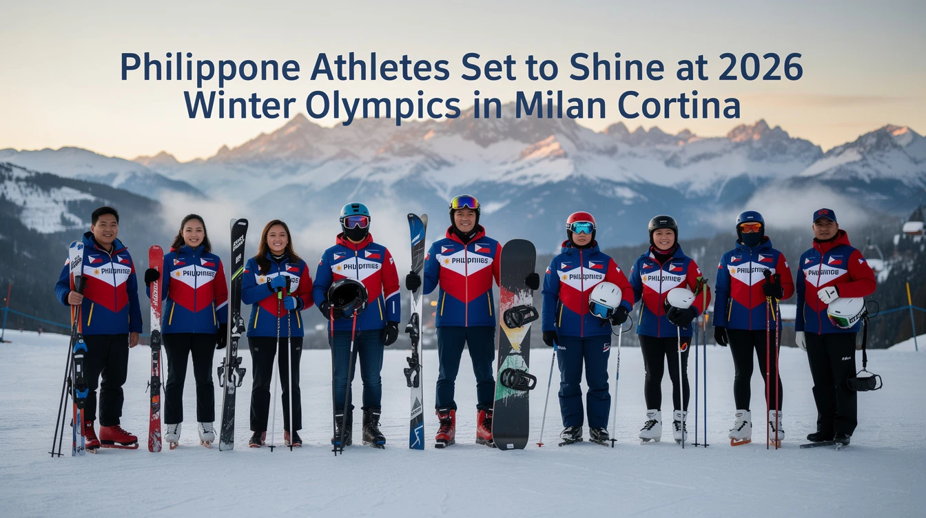 Philippine Athletes Set to Shine at 2026 Winter Olympics in Milan Cortina