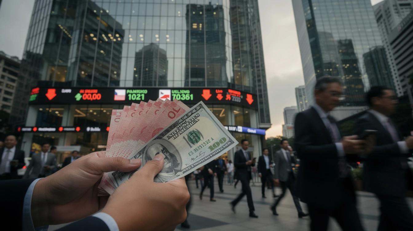 Philippine Peso Slides to ₱59.80 Against Dollar in March 2026 Amid Market Volatility