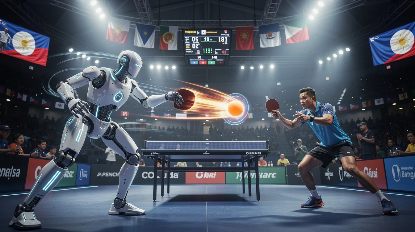 Panalo ang Future: Ping-Pong Robot Ace Makes History by Beating Top-Level Human Players