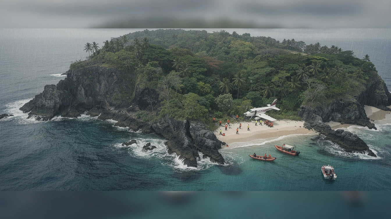 Missing Cessna Aircraft Found in Dinagat Islands, Search for Survivors Underway