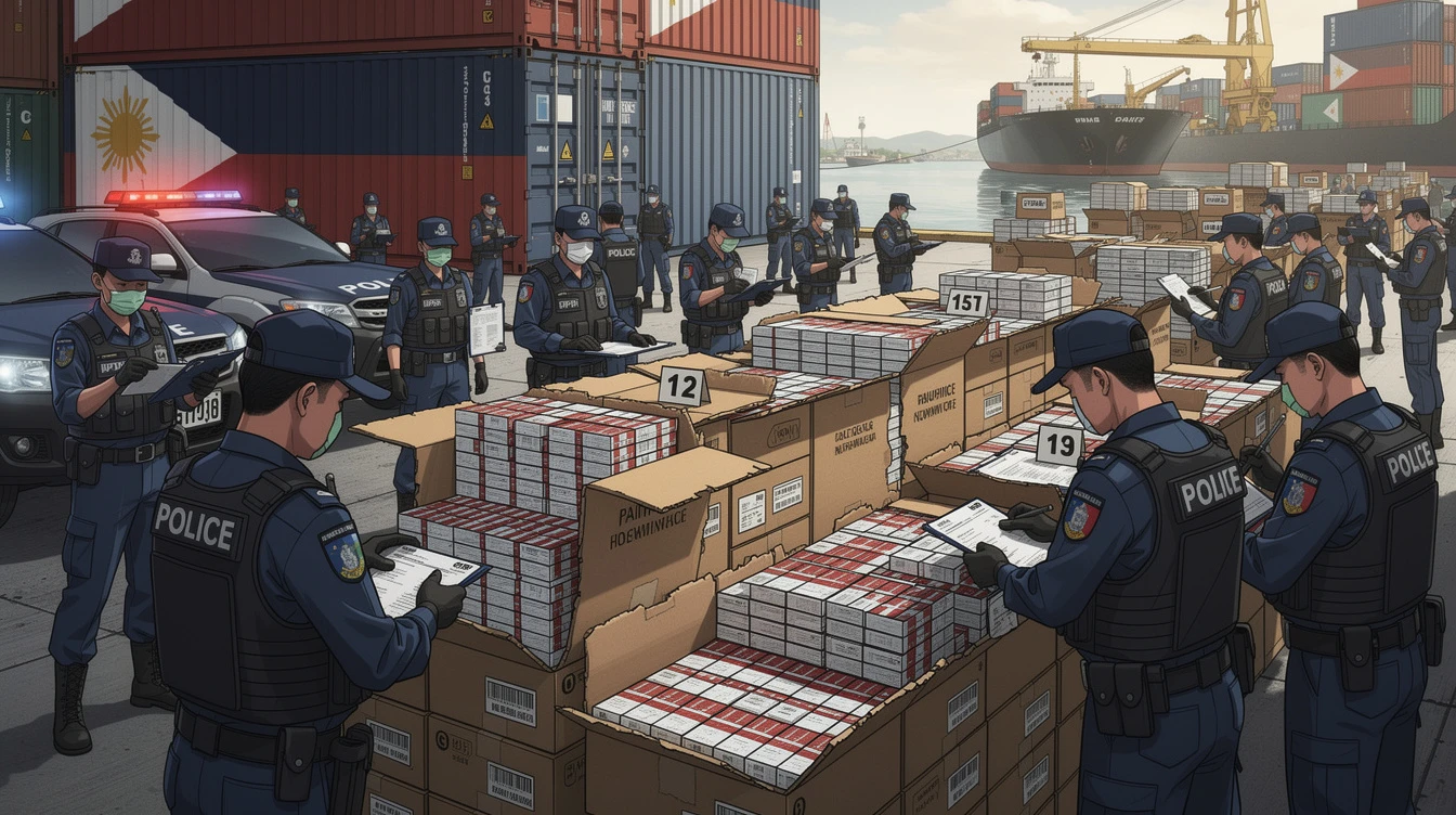 PNP Seizes Over P2 Billion in Smuggled Cigarettes in First Quarter 2026