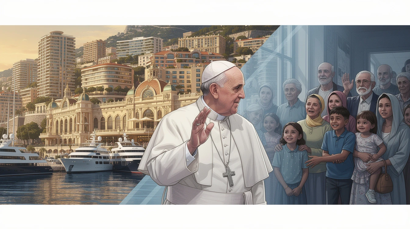 Pope Leo Urges Monaco, Billionaire Tax Haven, to Champion the Needy on Historic Visit
