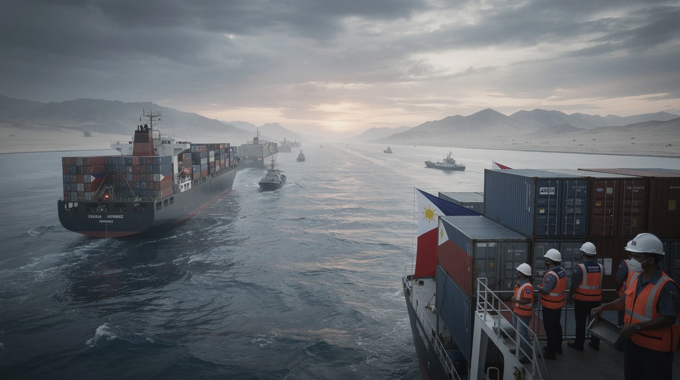 Global Shipping Caution on Hormuz Impacts Philippine Import Costs, OFW Remittances