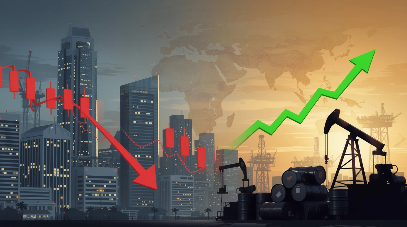 Stocks Fall, Oil Rallies as Middle East Peace Hopes Fade