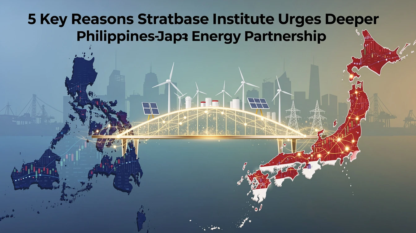5 Key Reasons Stratbase Institute Urges Deeper Philippines-Japan Energy Partnership