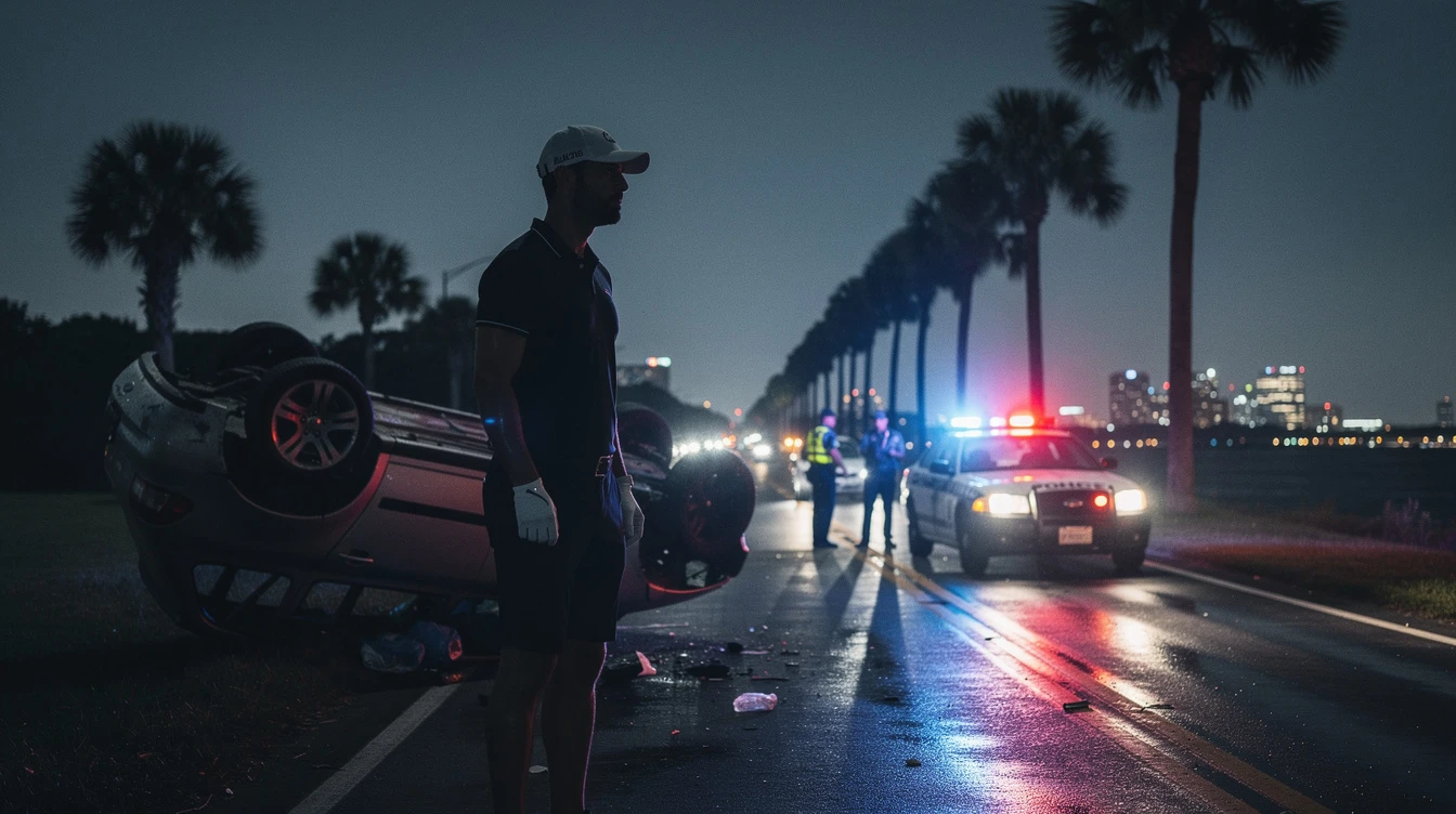 Golf Legend Tiger Woods Arrested on DUI Charge After Florida Rollover Crash