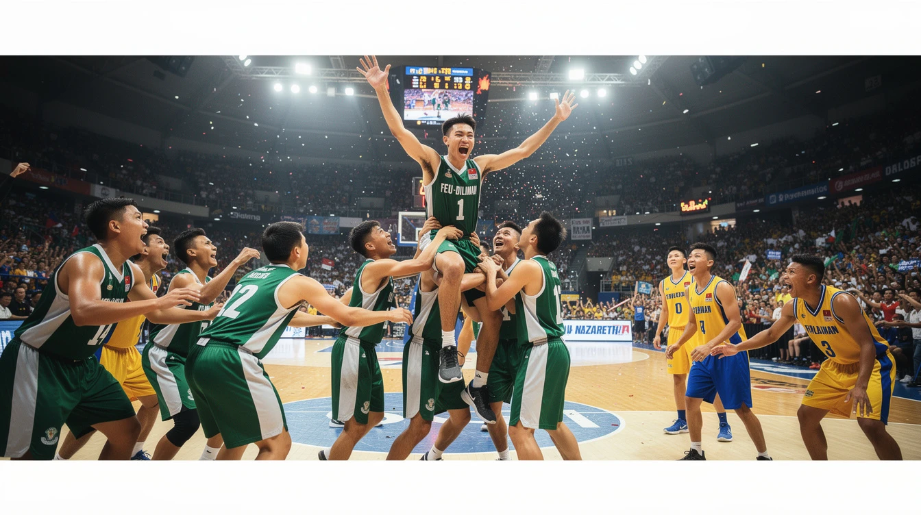 FEU-D Captures 10th UAAP Boys Basketball Crown After Thrilling Win Over NUNS