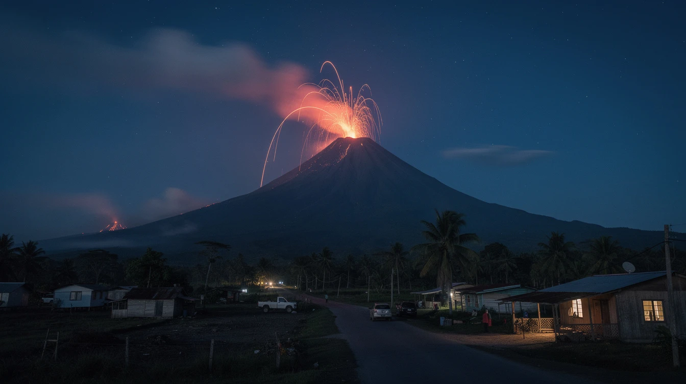 Mayon Volcano's Strombolian Activity Continues on 95th Day, Alert Level 3 Maintained for Filipino Communities