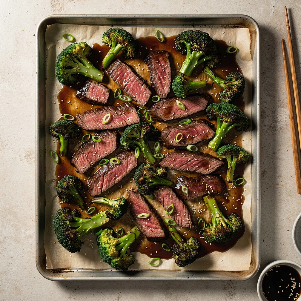 Beef and Broccoli Sheet Pan - Dinner recipe