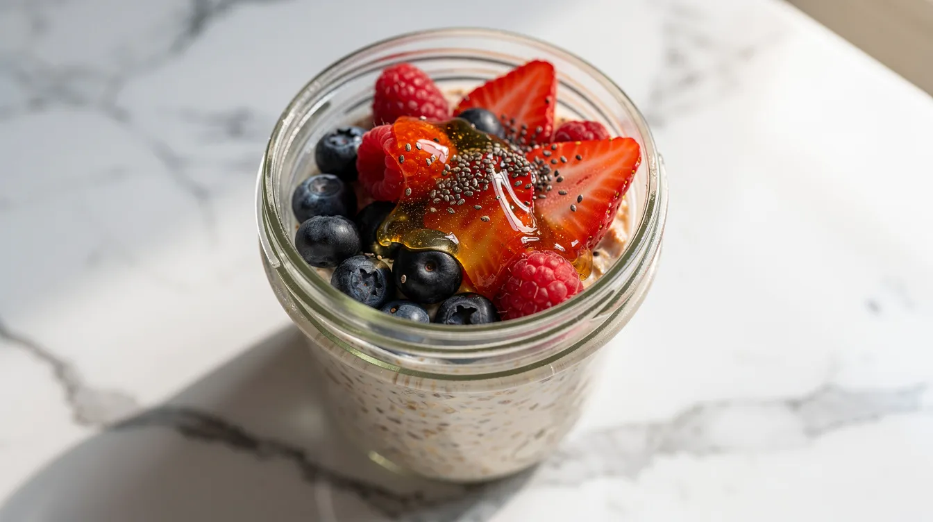 Mixed Berry Overnight Oats - Breakfast recipe