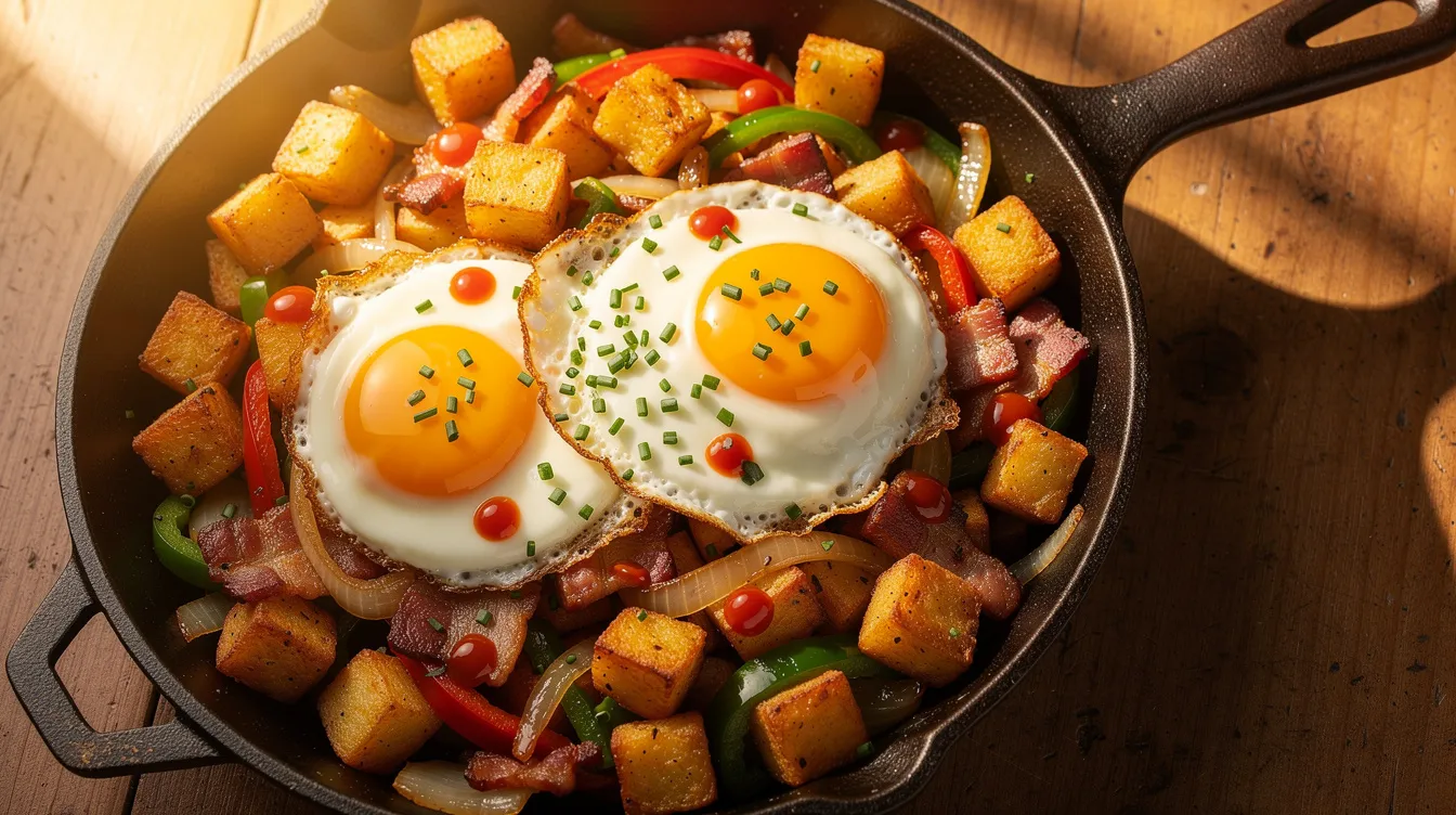One Pan Breakfast Potato Hash - Breakfast recipe