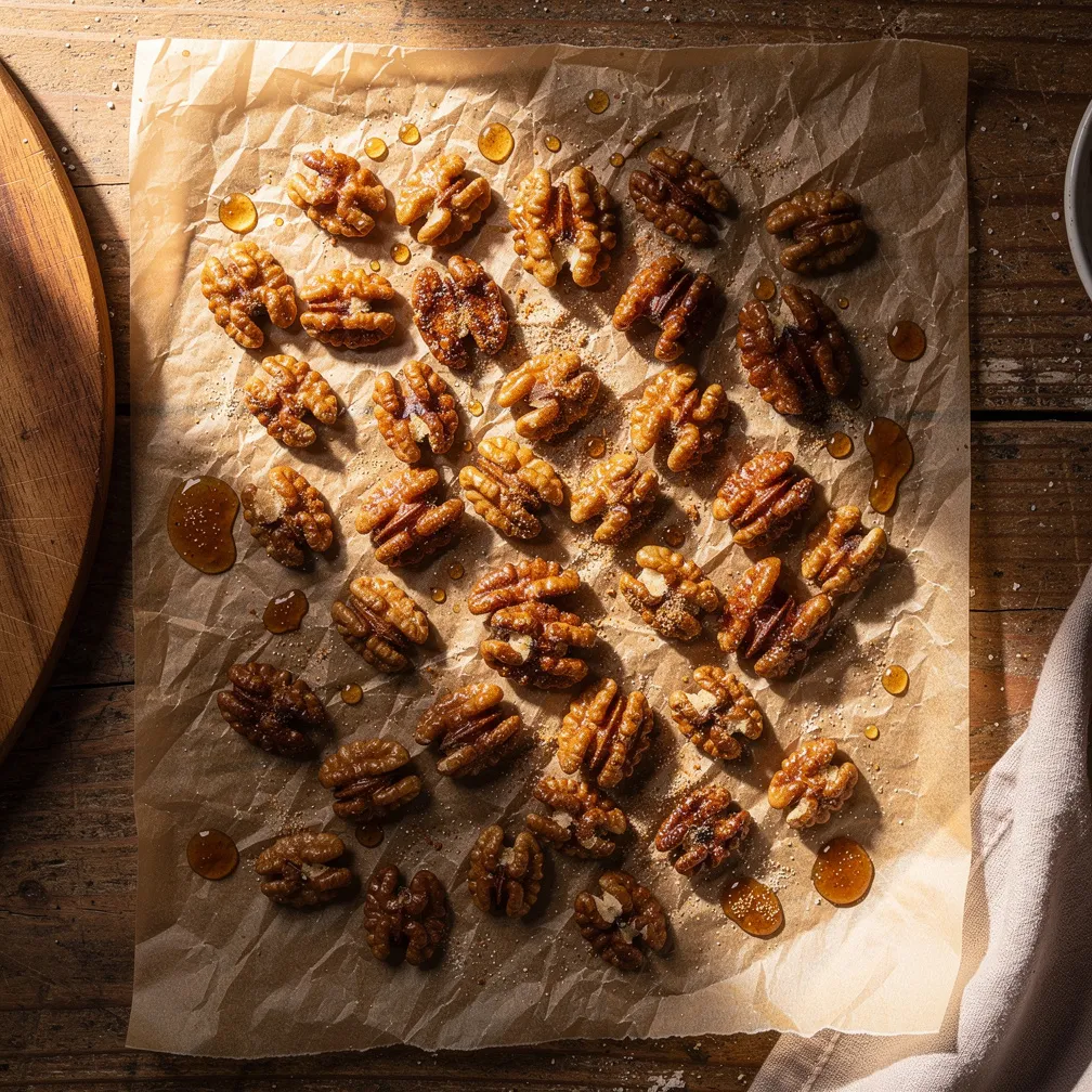 Candied Maple Walnuts - Snacks recipe