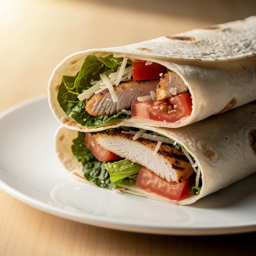 Chicken Caesar Wrap - Lunch recipe