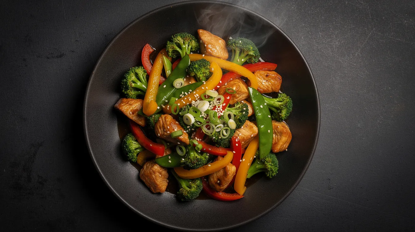 Chicken Stir Fry with Vegetables - Dinner recipe