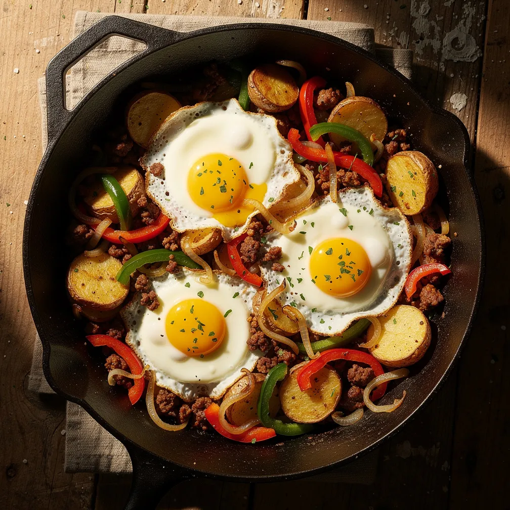 Chorizo and Potato Breakfast Skillet - Breakfast recipe