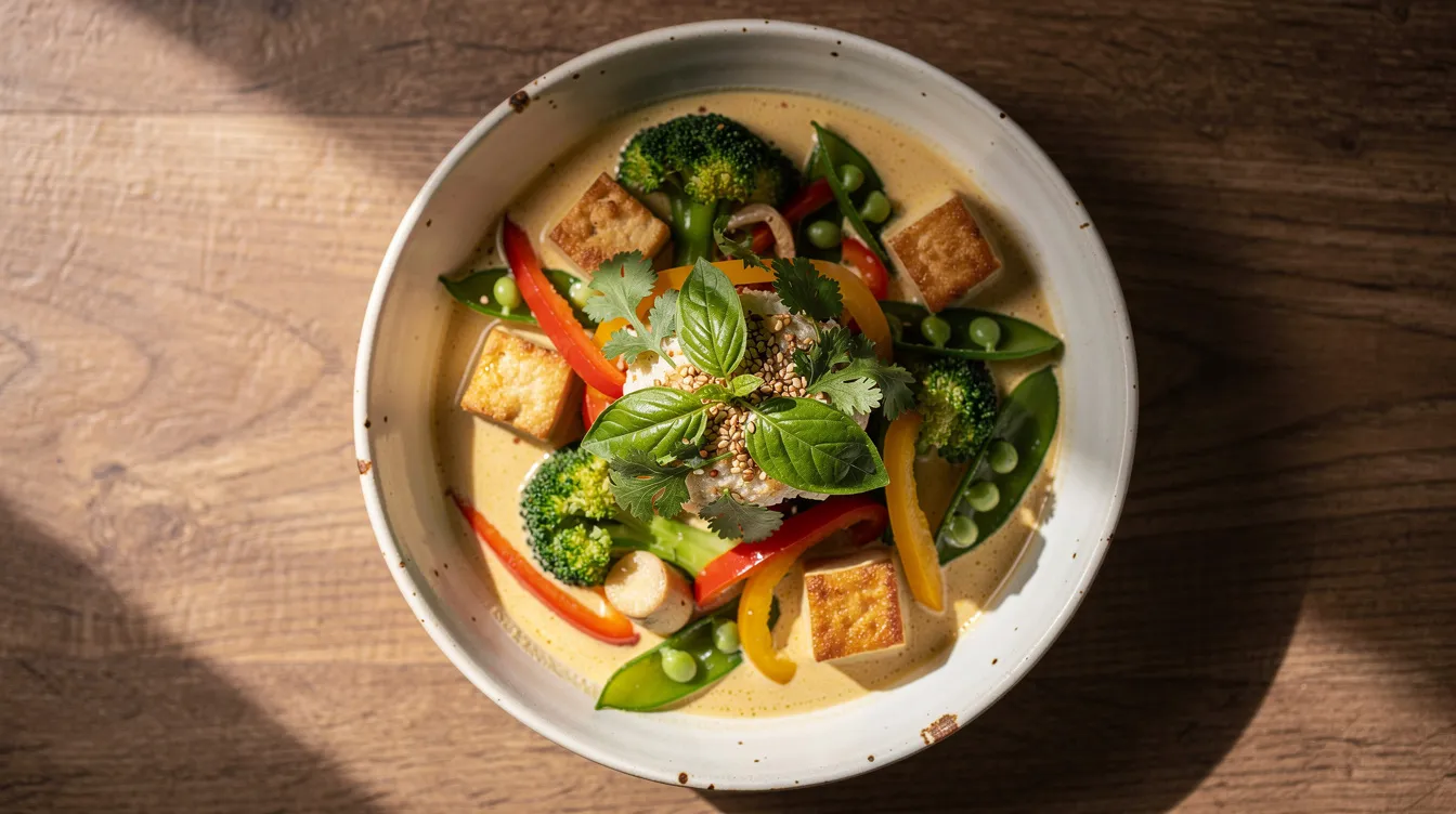 Coconut Curry Vegetables - Vegetarian recipe