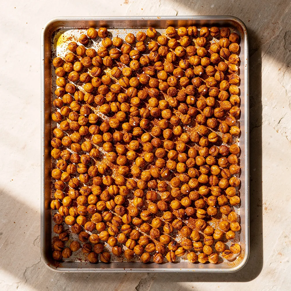 Crispy Chickpea Snack Pan - Snacks recipe