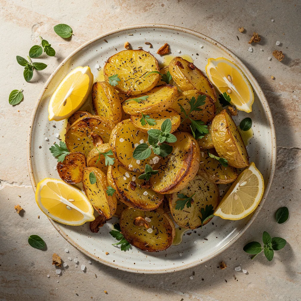 Greek Lemon Potatoes - Dinner recipe