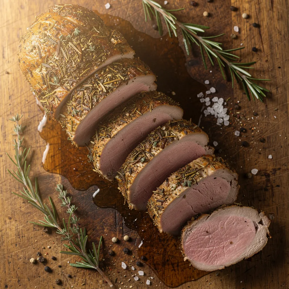 Herb Crusted Pork Tenderloin - Dinner recipe