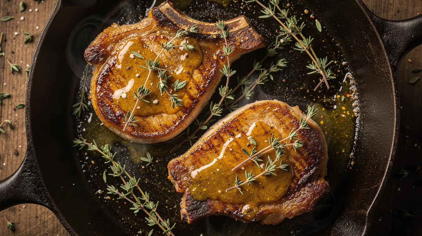 Honey Mustard Pork Chops - Dinner recipe