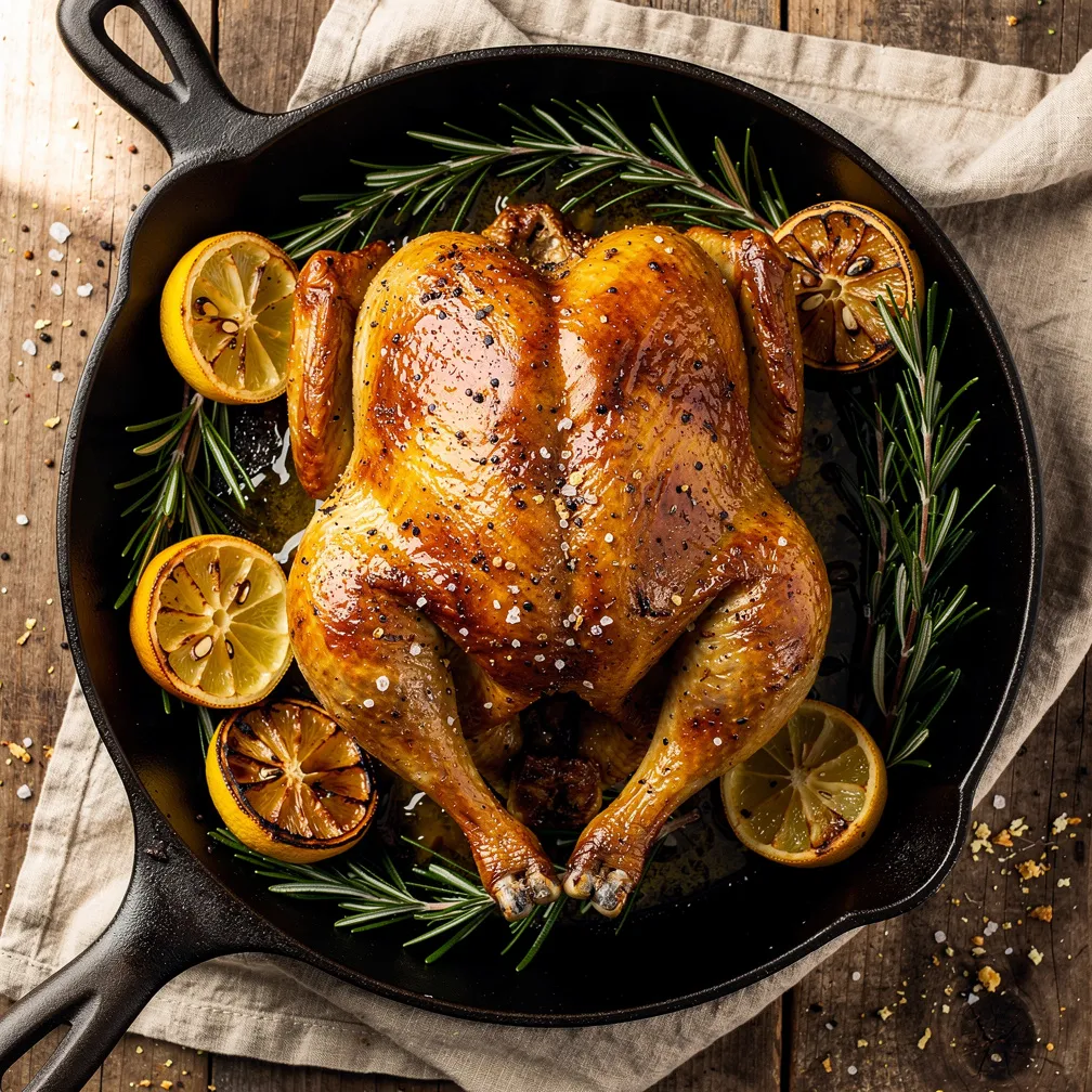 Lemon Rosemary Roasted Chicken - Dinner recipe