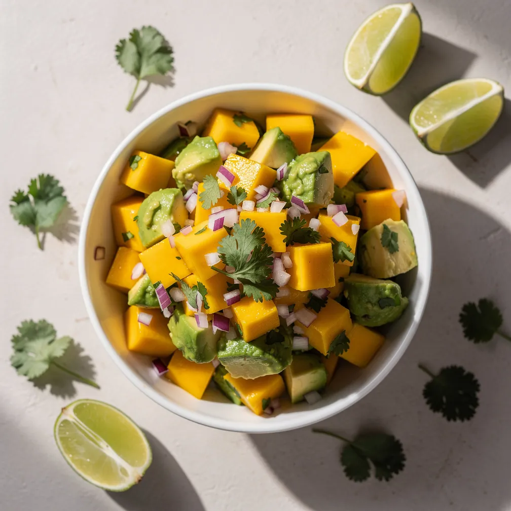 Mango Avocado Salsa - Snacks recipe