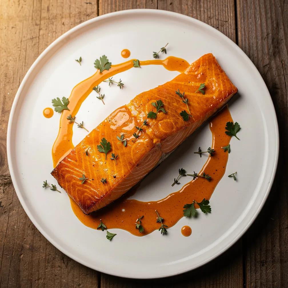 Maple Mustard Salmon - Dinner recipe