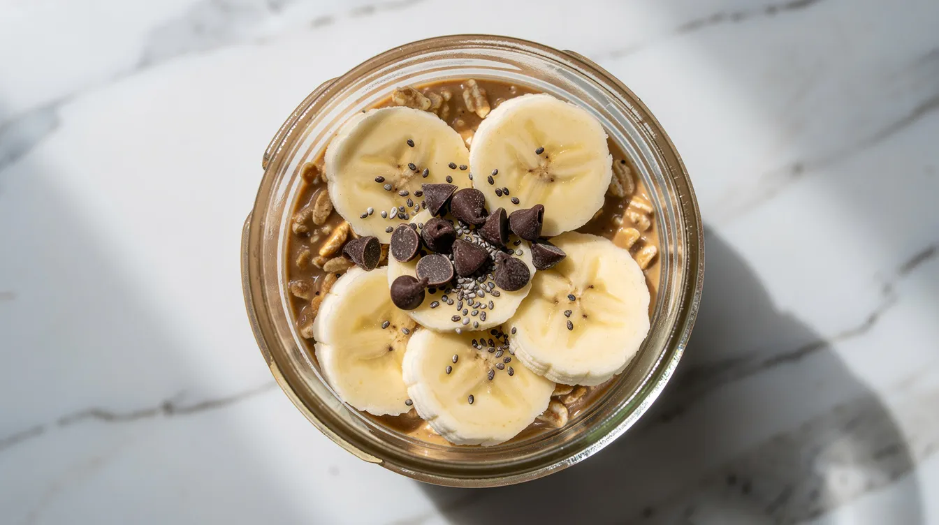 Peanut Butter Overnight Oats - Breakfast recipe